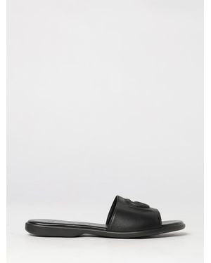 Gucci Calfskin Leather Slides With Embossed Gg Monogram - White