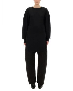 Lemaire Shirt With Slits - Black