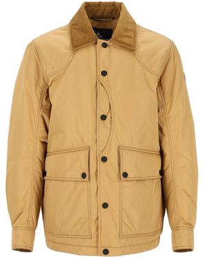 Moncler Louron Short Padded Jacket - Natural