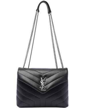 Saint Laurent Small Lou Lou Shoulder Bag - Black