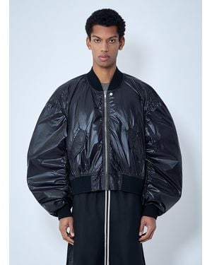 Rick Owens Oversized Bomber Jacket - Blue