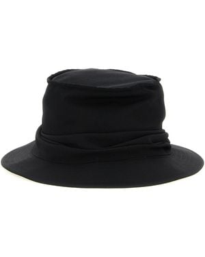 Yohji Yamamoto 'Drape' Hat - Black