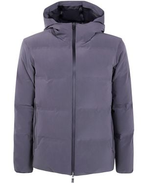 Herno "New Impact" Cropped Jacket - Purple