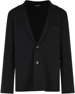 Tom Ford Wool Blazer - Black