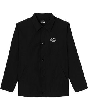 A.P.C. Jackets - Black