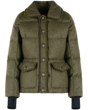 Moncler 'Monteain' Short Down Jacket - Green