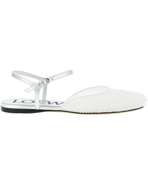 Loewe 'Toy' Ballet Flats - White