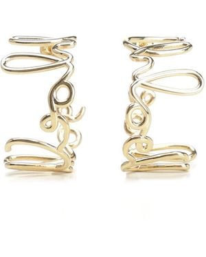 Chloé Chloã Iconic Hoop Earrings - White