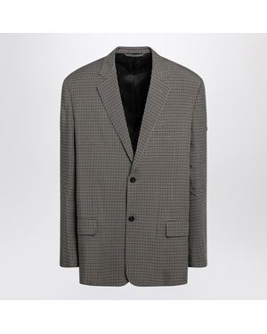 Balenciaga Khaki Washed Jacket - Gray