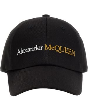 McQueen Mcqueen Logo Cap - Black
