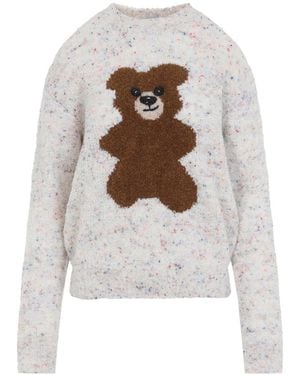 Moschino Bear Sweater - White