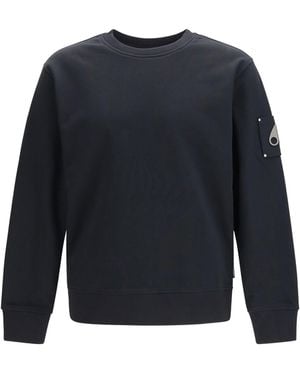Moose Knuckles Hartsfield Crewneck Sweatshirt - Blue