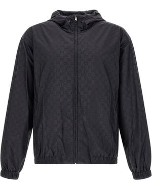 Gucci Gg Nylon Jacket - Blue