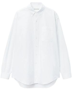 Alexander Wang Oversized Boyfriend Shirt Clothing - White