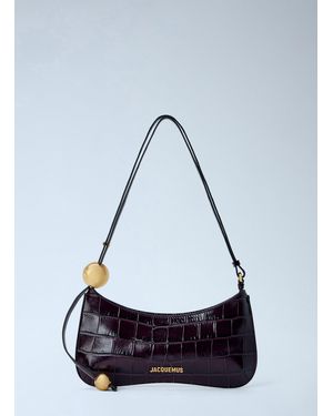 Jacquemus Le Bisou Perle Shoulder Bag - Gray