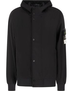 Stone Island Clothing Jackets - Black