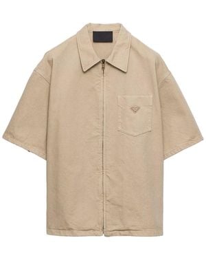 Prada Denim Shirt - Natural