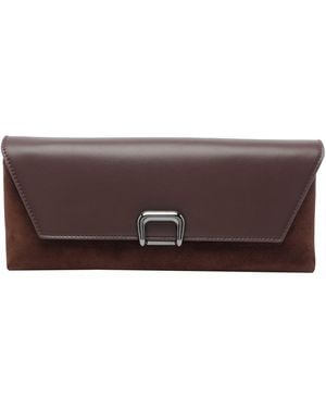 クラッチバッグ BRUNELLO CUCINELLI Woven clutch bag Brown MB39D2697 Brunello Cucinelli Woven Clutch Bag - Brown - Women