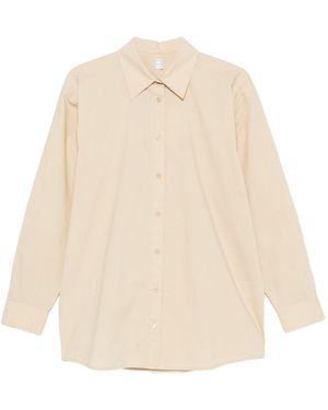 TOTEME Cotton Shirt - Natural