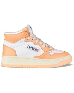 Autry Medalist Mid Sneakers - Pink