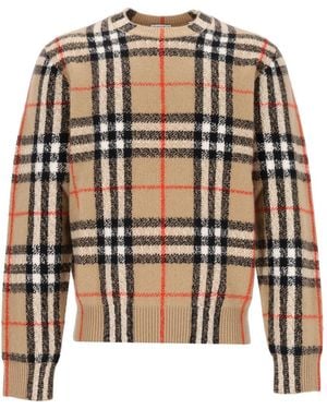 Burberry Cashmere Sweater - Natural