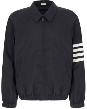 Thom Browne Clothing Jackets - Blue