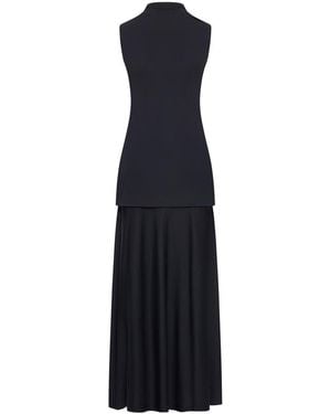 Jil Sander Long Sleeveless Dress - Blue