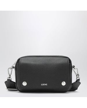 Loewe Grained Leather Crossbody Bag - Black