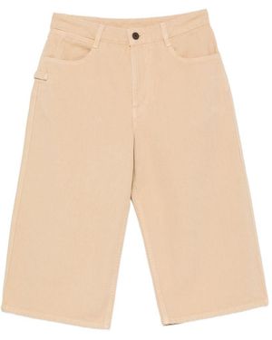 Lemaire Cotton Bermuda Shorts - White