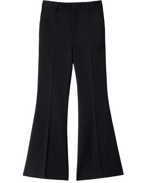 Celine Kick-Flare Pants - Black