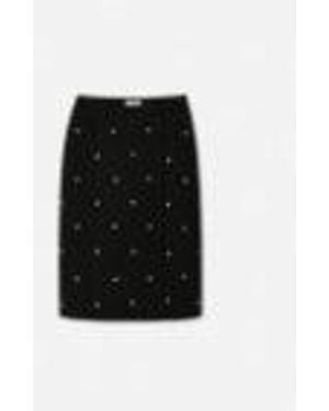 Rier Walker Krokus Boiled Wool Wrap Skirt - Black