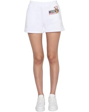 Moschino X Kelloggs Shorts Cotton - White