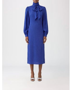 Gucci Silk Sash Dress - Blue