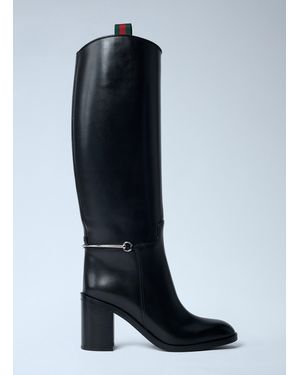 Gucci Slim Clamp Boots - Blue