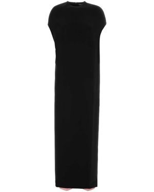 Tom Ford Double Georgette Stretch Impossible Backless Bipar - Black