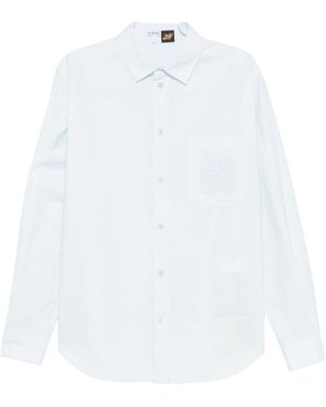 Loewe X Paula's Ibiza Anagram-Embroidered Shirt - White
