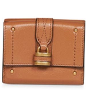 Chloé Chloé Mustang Paddington Mini Tri-Fold Wallet - White