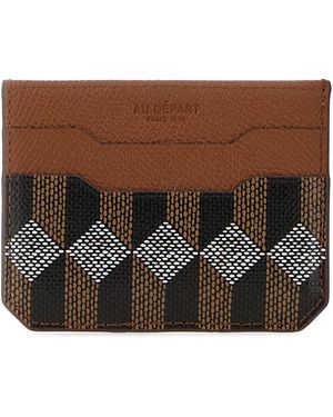 AU DEPART Card Holder - Brown