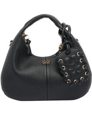 Ganni Mini Hobo Bag - Black