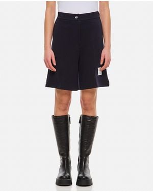 Thom Browne High Waisted Shorts - Blue