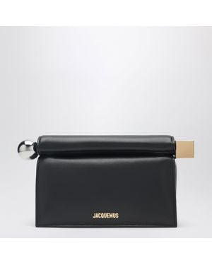 Jacquemus Rond Carré Pouch - Black