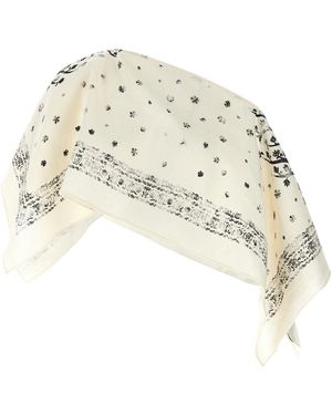 Alberta Ferretti Hood Top - White