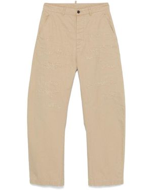 DSquared² Ripped Chino Pants - Natural