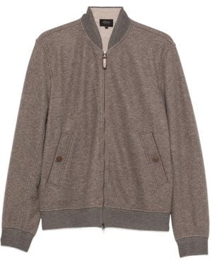 Brioni Cashmere Bomber Jacket - Brown
