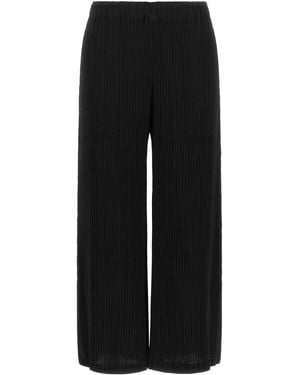 Issey Miyake 'Hatching Bottoms' Pants - Black