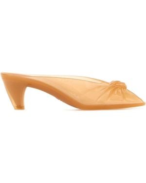 Chloé Rubber Jelly Mules - Orange