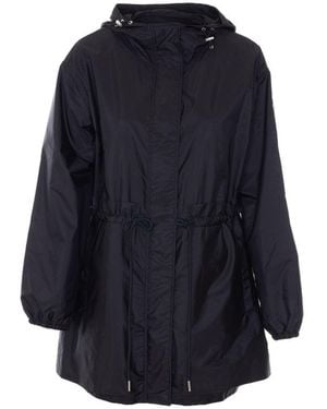 Moncler Waterproof Hooded Jacket And Roches Weteu - Blue