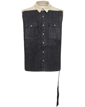 Rick Owens Sl Tommy Jumbo Jacket - Blue