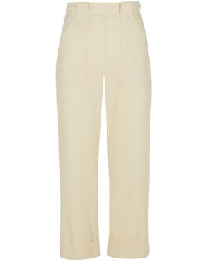 Max Mara Palio Pant in White | Lyst