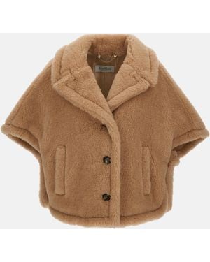 Max Mara Corvino Cape - Natural